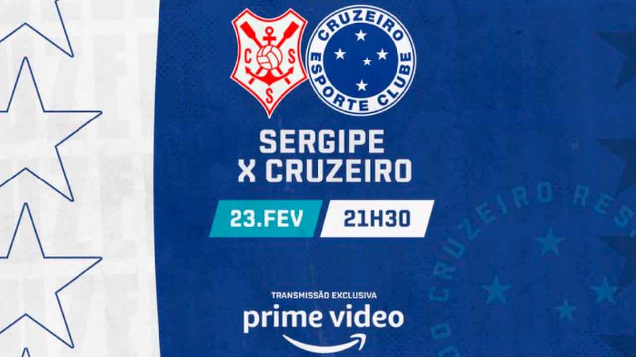 Sergipe x Cruzeiro Amazon Prime
