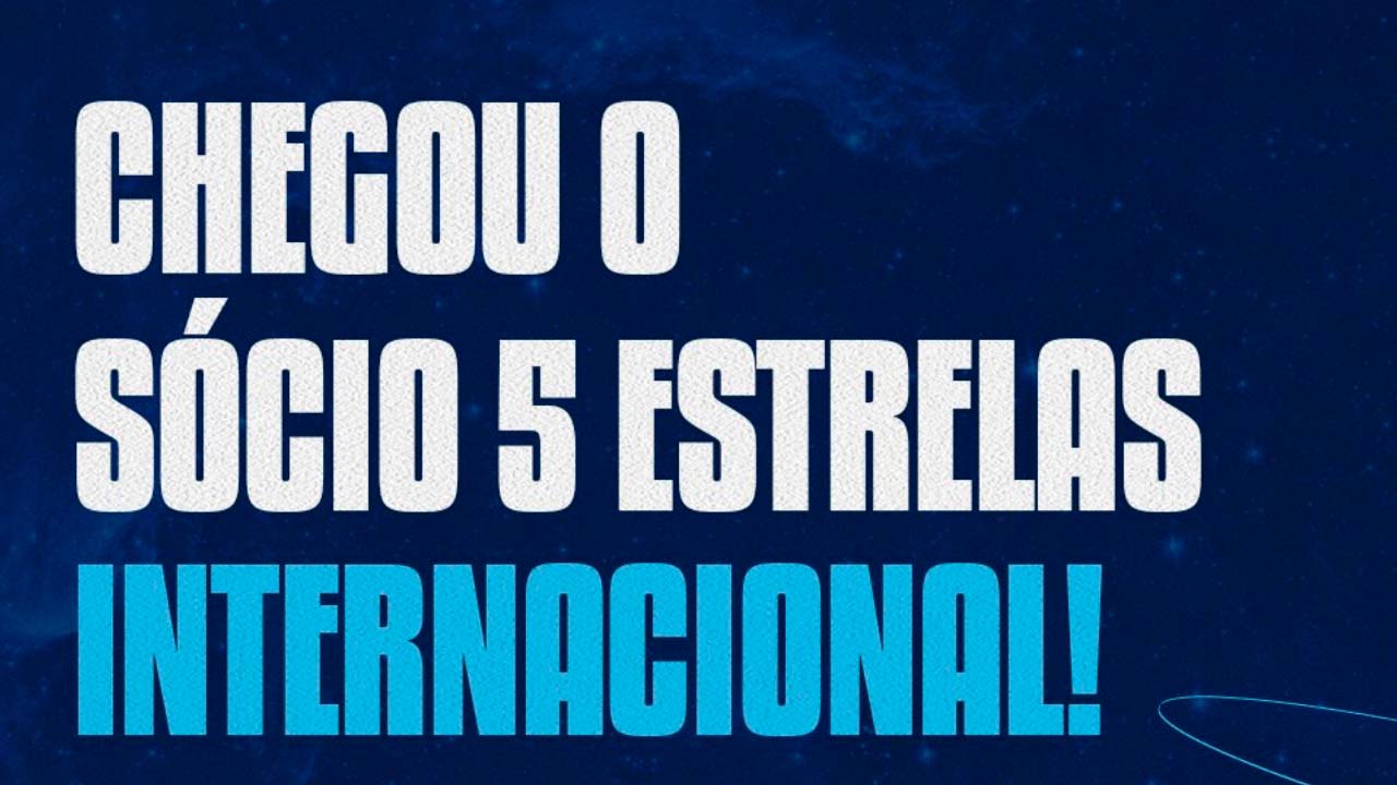 Cruzeiro Sócio 5 Estrelas Internacional