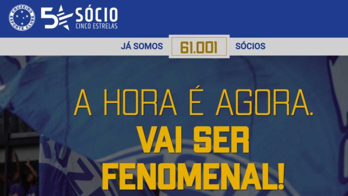 Cruzeiro 61 mil sócios