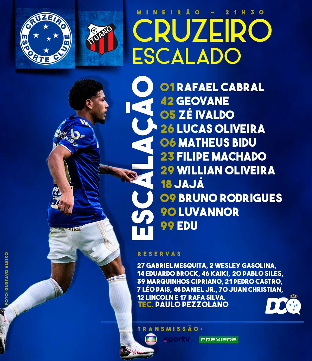 Cruzeiro escalado