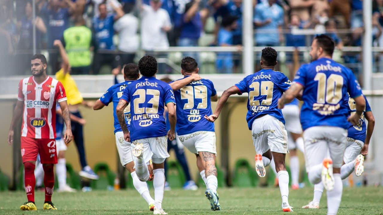 Cruzeiro no empate com Villa Nova em 2022