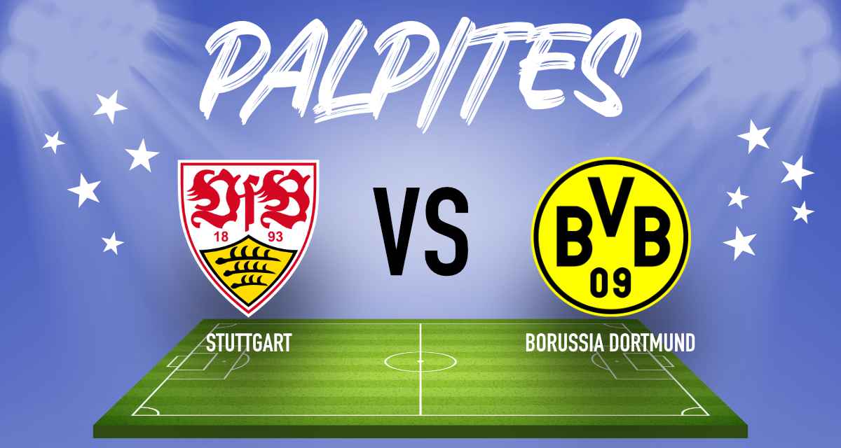 Palpites Stuttgart x Borussia Dortmund - Budesliga - 15-04-2023