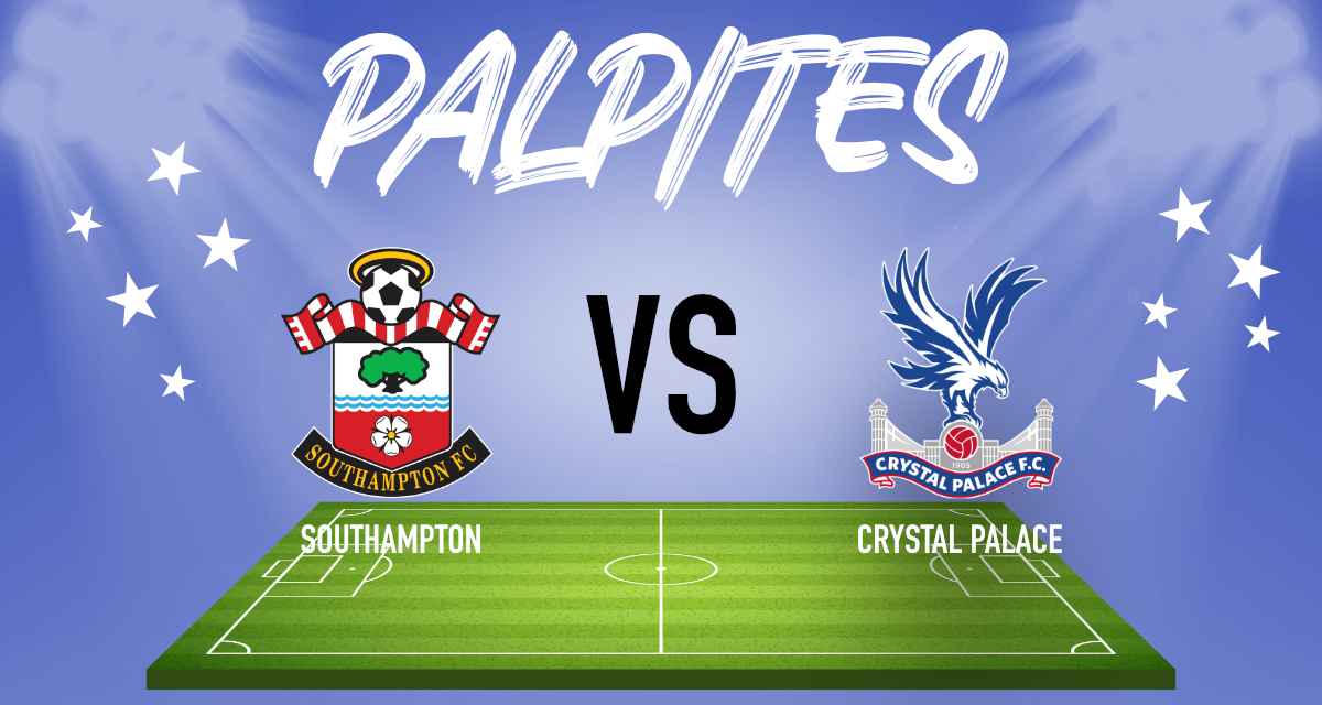 Palpites Southampton x Crystal Palace 15-04-23