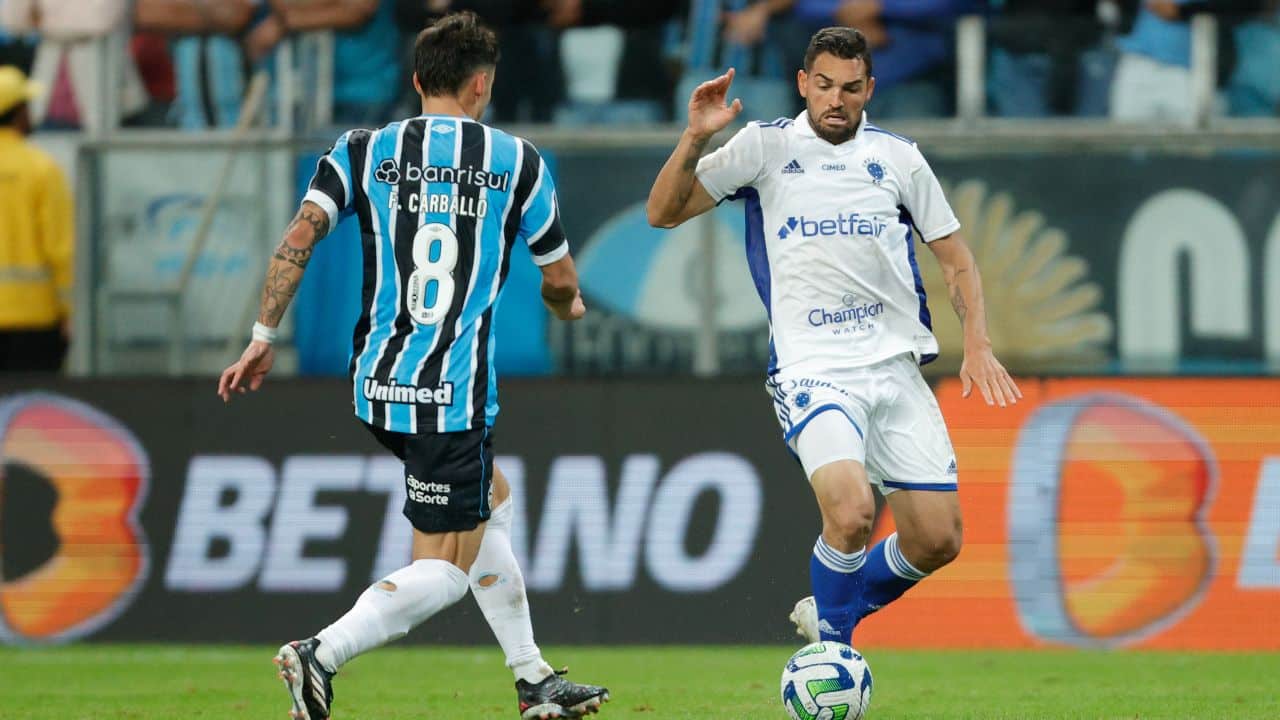 Cruzeiro x Grêmio no jogo de ida