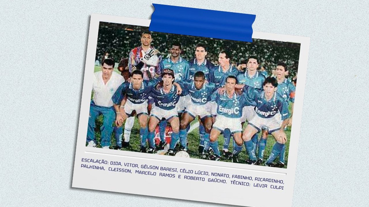 Cruzeiro celebra 27 anos da conquista do bicampeonato da Copa do Brasil sobre o Palmeiras