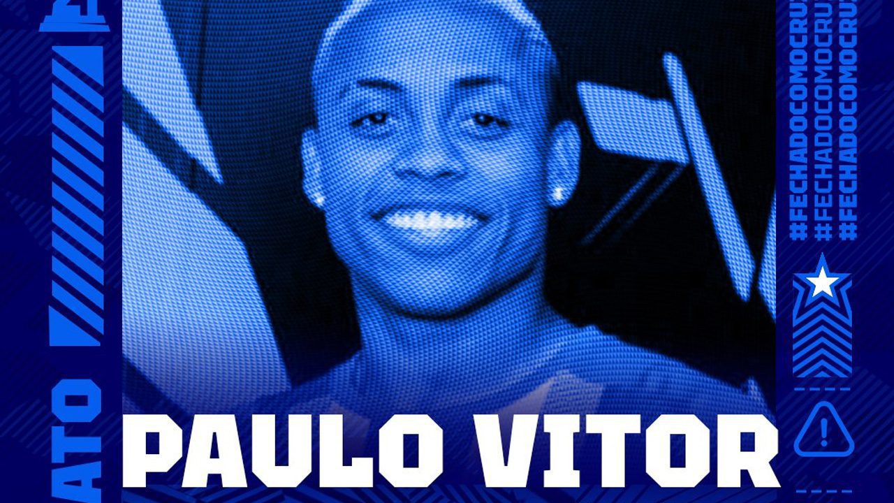 Atacante Paulo Vitor é anunciado como novo reforço do Cruzeiro