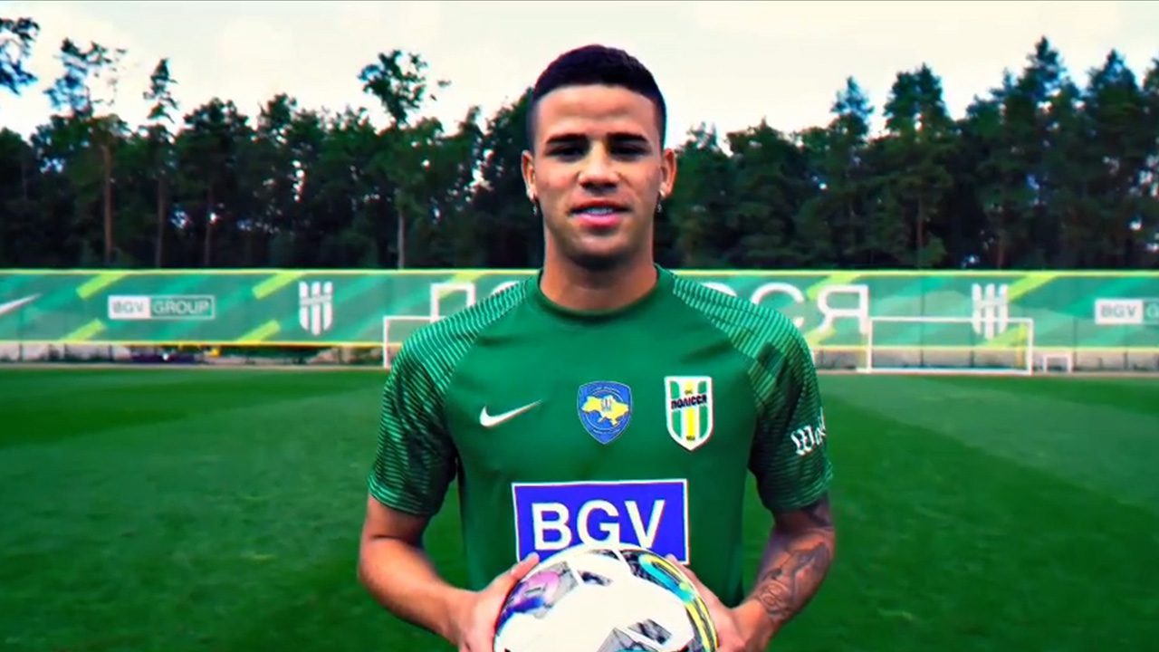 Emprestado pelo Cruzeiro, Arielson marca em sua estreia pelo FC Polissya, da Ucrânia
