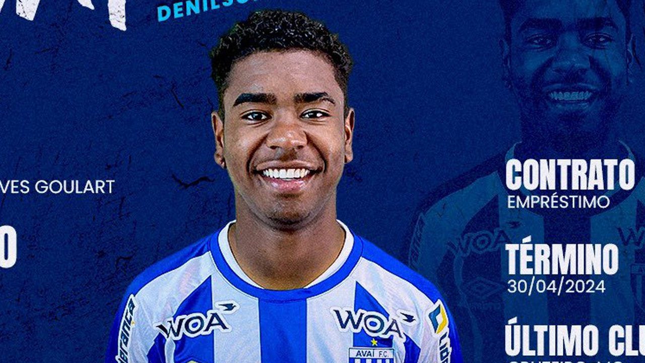 Após deixar o Cruzeiro, jovem Denilson Goulart é anunciado pelo Avaí