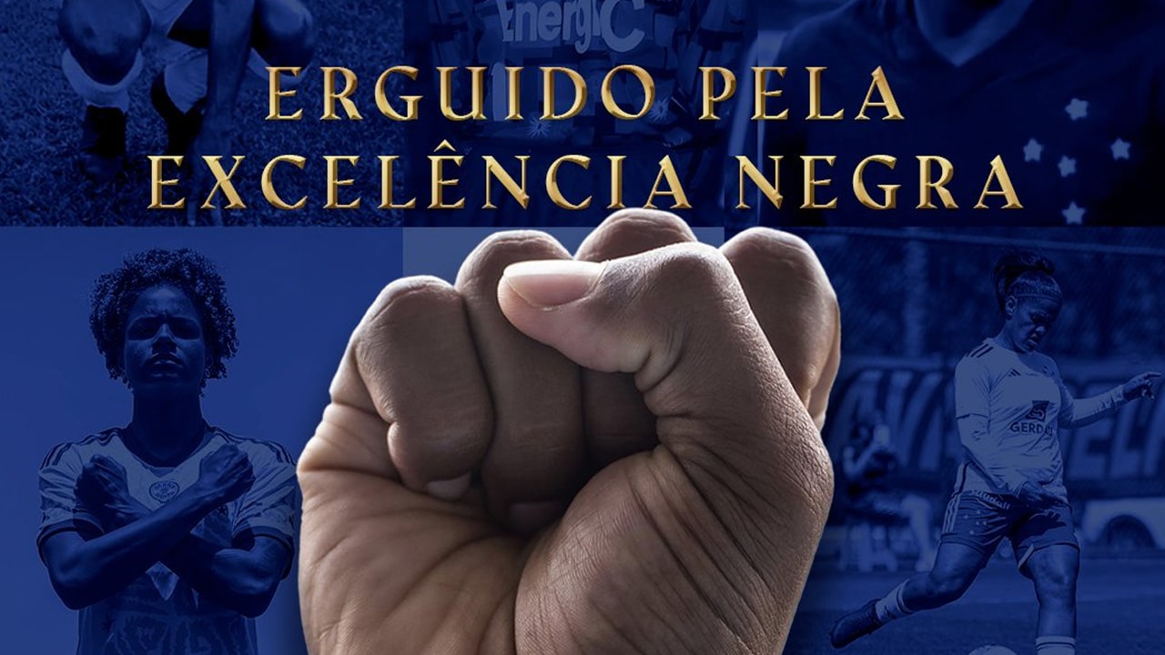 Cruzeiro cita ídolos em publicação no Dia da Consciência Negra