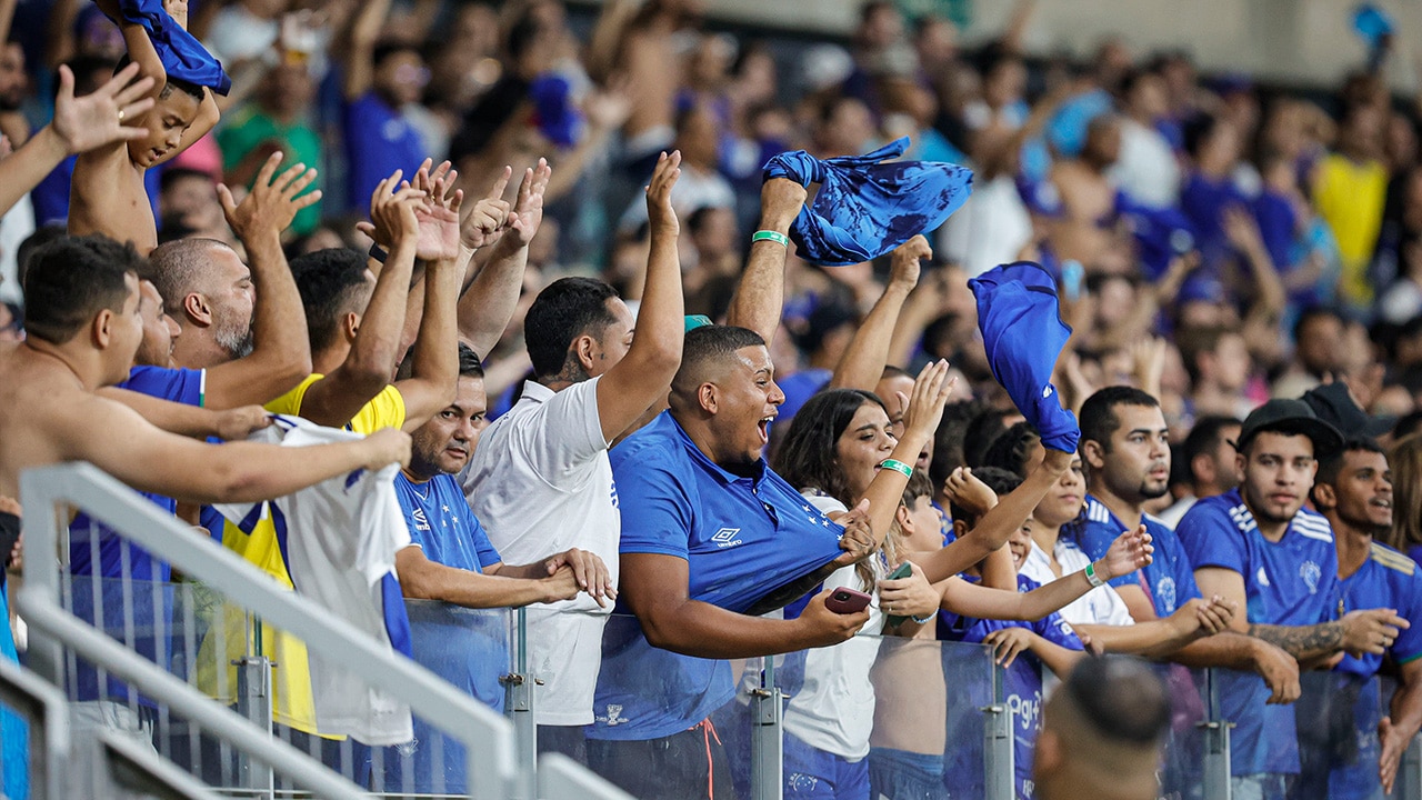 Cruzeiro terá torcida em jogo contra o Palmeiras nesta quarta-feira
