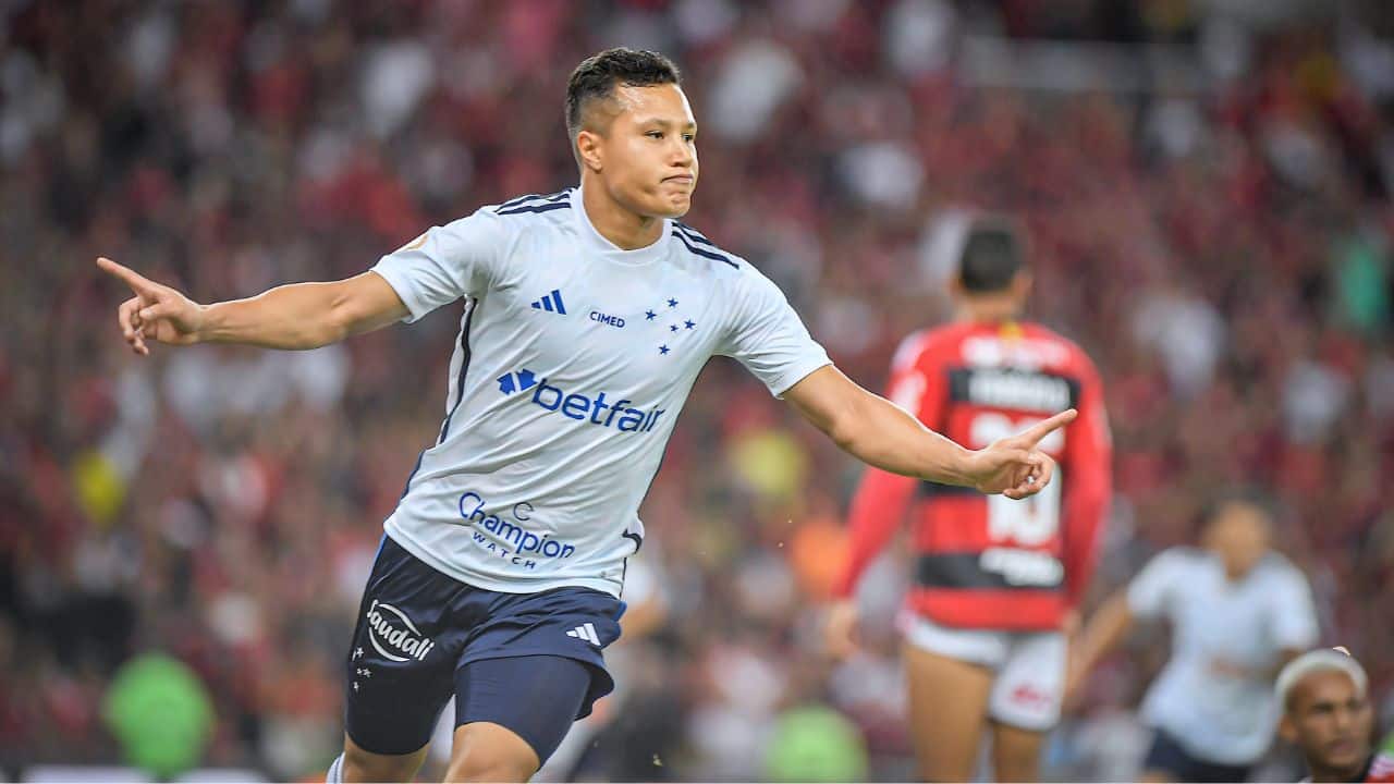 Marlon em Flamengo x Cruzeiro
