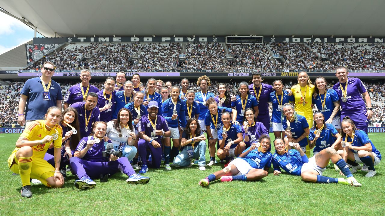 Cruzeiro foi vice-campeão da Supercopa Feminina