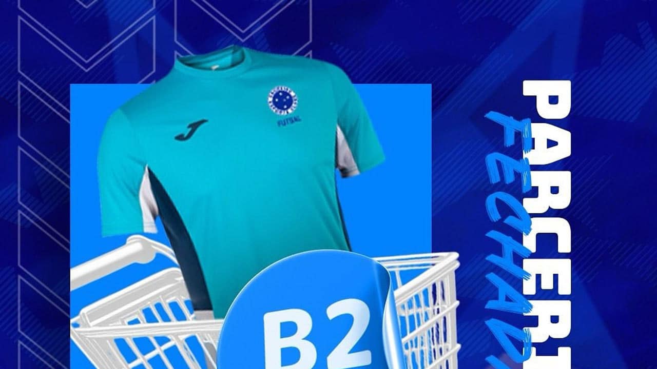 Cruzeiro Futsal anuncia parceria com loja para venda das camisas da equipe
