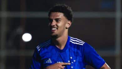 Gui Meira celebra vitória sobre o Cuiabá em jogo de ida das oitavas de Copa do Brasil Sub-20