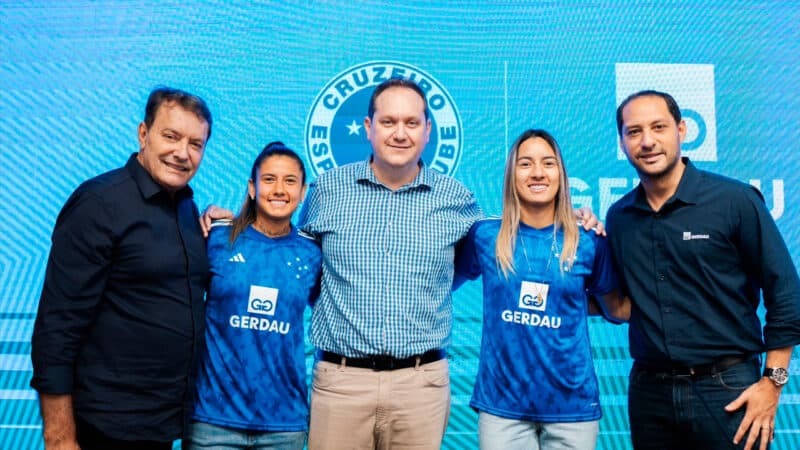 Gerdau renova contrato de patrocínio com time feminino do Cruzeiro