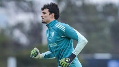 Otávio em treino pelo Cruzeiro nos Estados Unidos