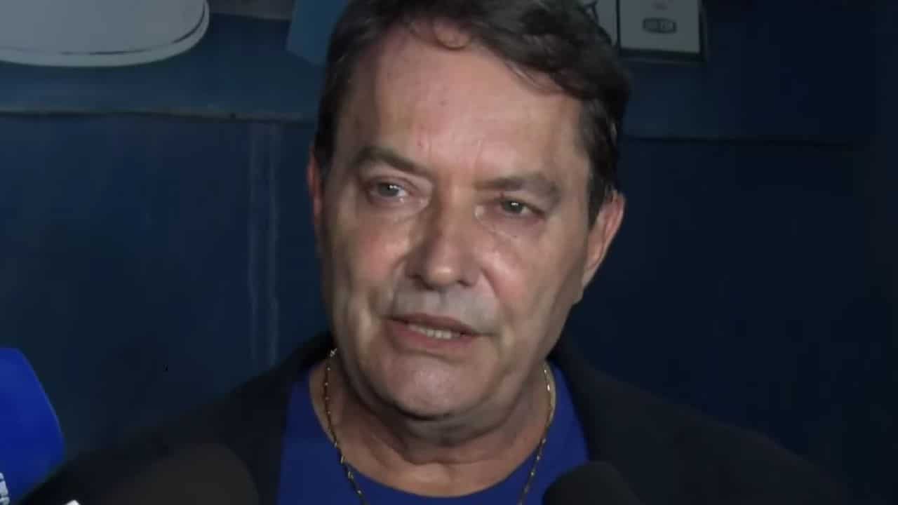 Pedro Lourenço na missa do aniversário do Cruzeiro