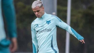Vitinho em treino nos Estados Unidos