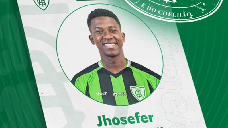 América anuncia Jhosefer, emprestado pelo Cruzeiro