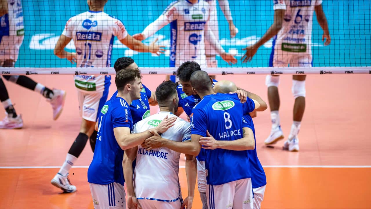 De virada, Sada Cruzeiro vence Vôlei Renata e conquista título da Superliga Masculina 2024/25