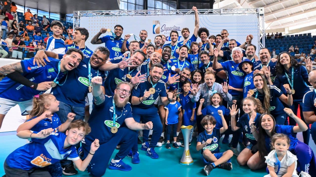 Último título da Superliga conquistado pelo Cruzeiro