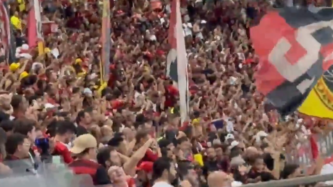 Torcida do Flamengo xinga Gabigol antes de jogo contra o Cruzeiro no Mineirão