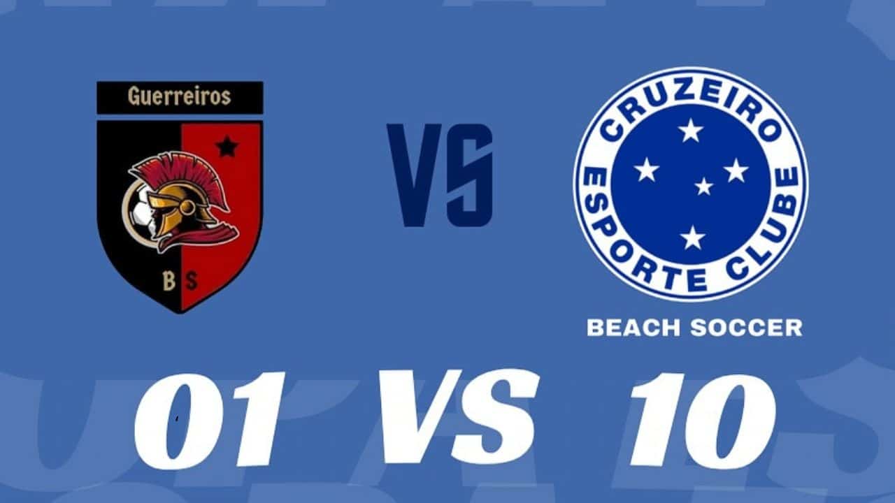Cruzeiro goleia na estreia da Copa ES de Beach Soccer