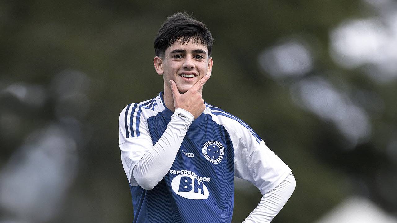 Filho de Fagner, Henrique Lemos marca primeiro gol com a camisa do Cruzeiro