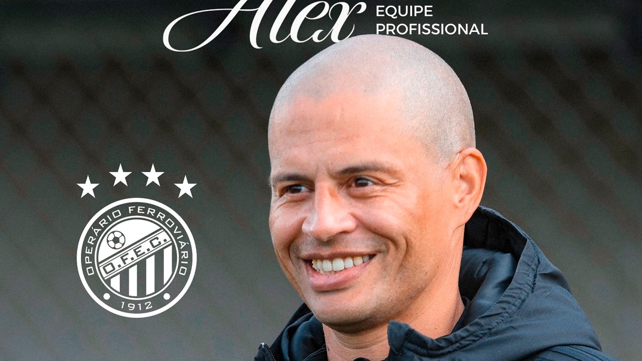 Operário anuncia Alex, ídolo do Cruzeiro, como novo técnico do clube