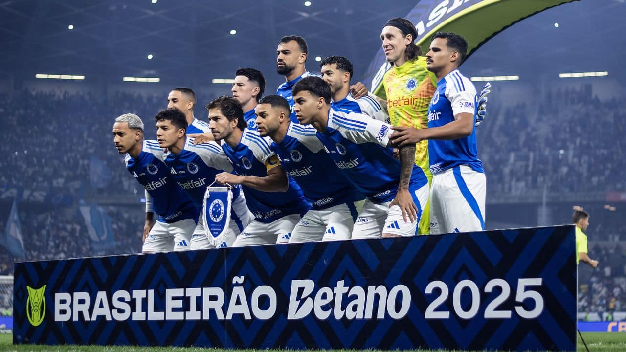 CBF detalha data e horário dos confrontos do Cruzeiro contra Bahia, RB Bragantino, Vasco, Flamengo e Sport