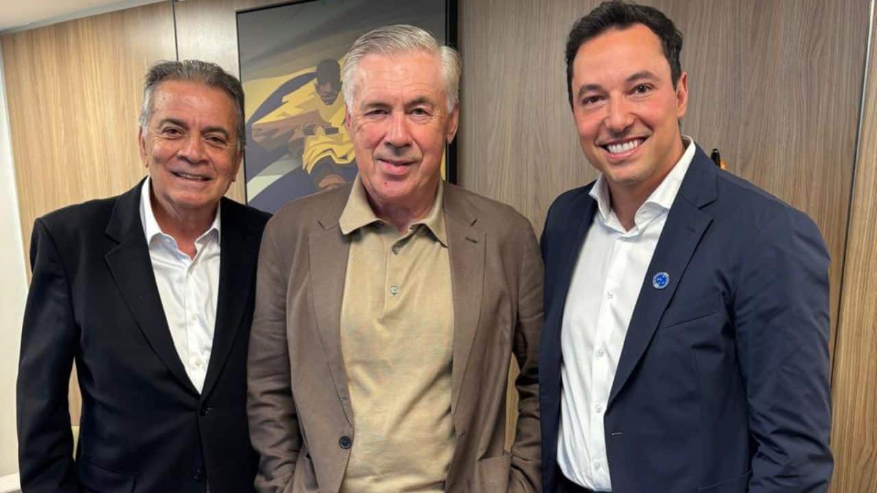 Cruzeiro leva queixa à CBF e se reúne com Ancelotti e Caetano