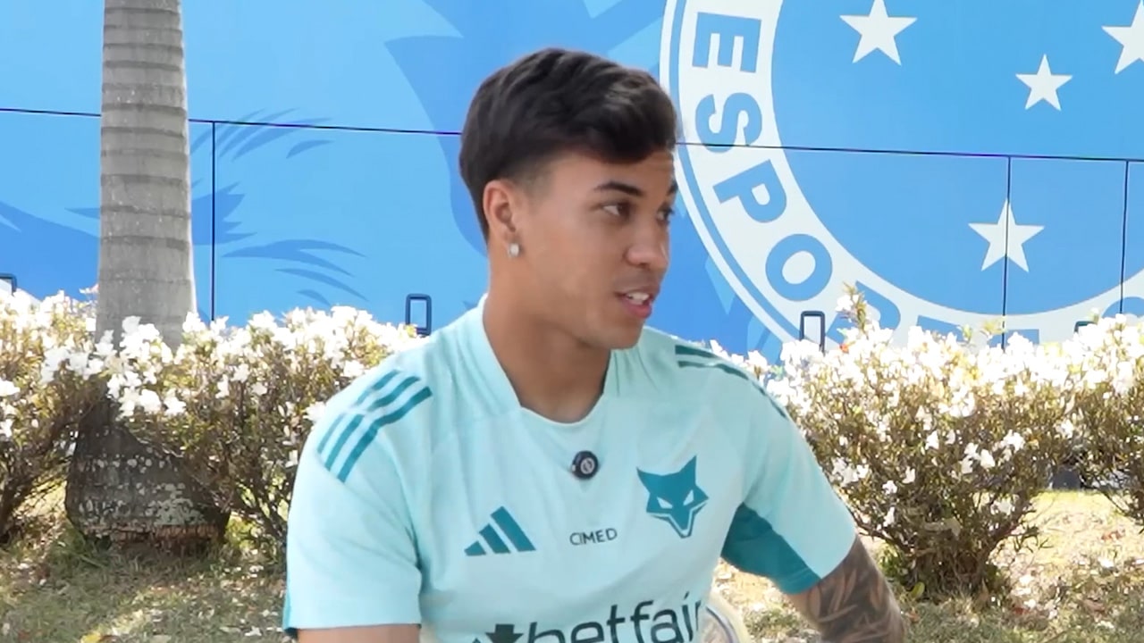 Kaio Jorge revela desejo de permanecer no Cruzeiro