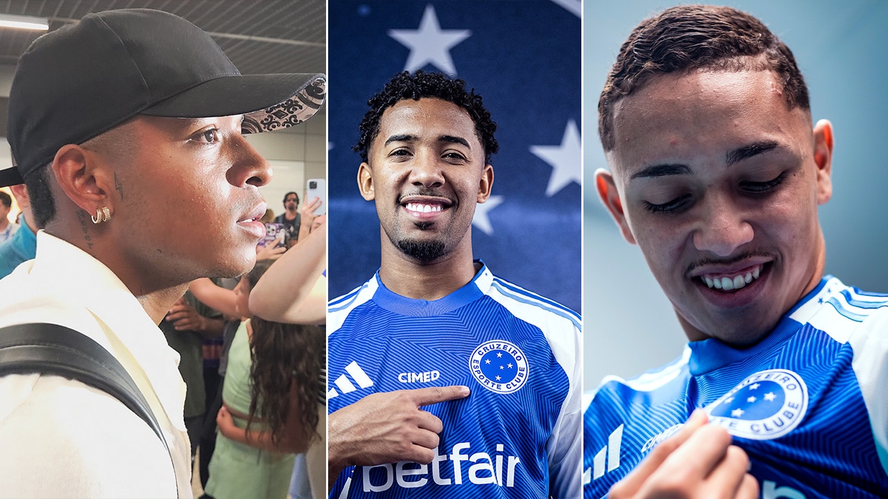 Kauã Moraes, Ryan Guilherme e Arroyo poderão atuar pelo Cruzeiro contra o Atlético?
