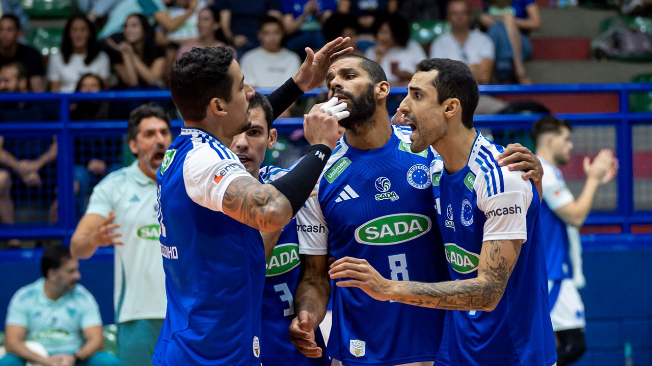 Sada Cruzeiro enfrenta o JF Vôlei nesta sexta; com transmissão no Youtube