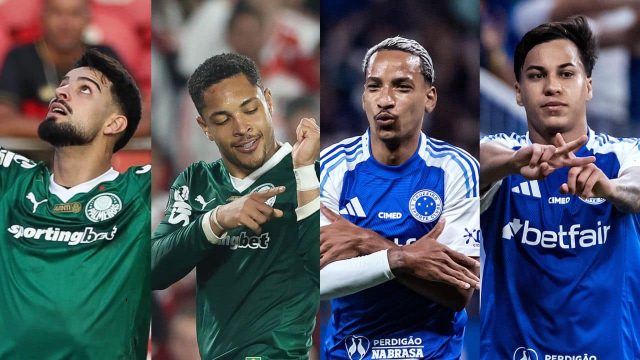 Duplas decisivas de Palmeiras e Cruzeiro