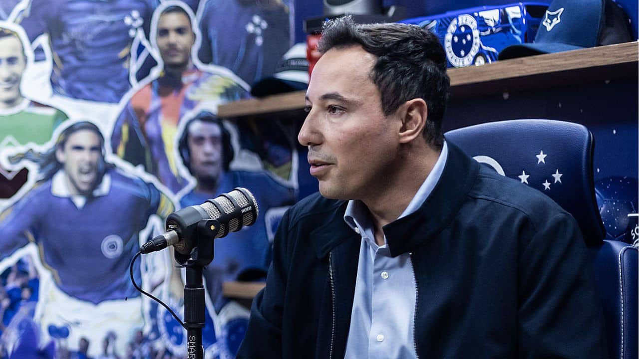 Pedro Junio falou sobre o sócio do Cruzeiro