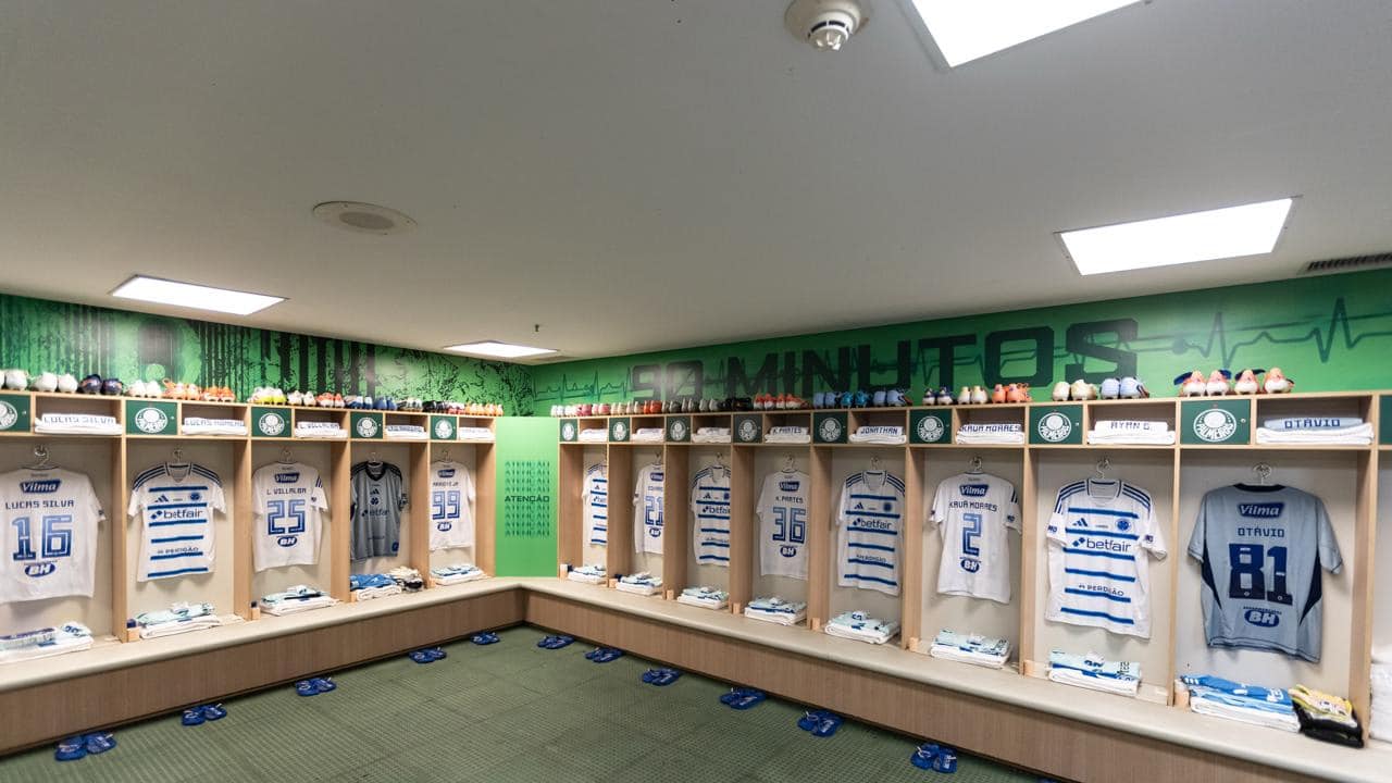 Escalações de Cruzeiro e Palmeiras confirmadas para o jogo deste domingo