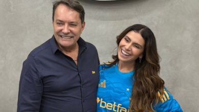 Giovanna Antonelli e presidente do Cruzeiro