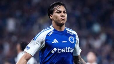 Kaio Jorge comemora 26° gol pelo Cruzeiro em 2025