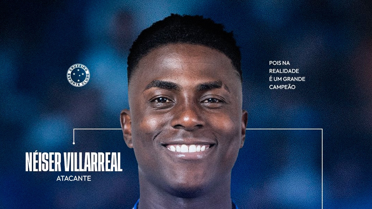 Cruzeiro anuncia a contratação de Néiser Villarreal