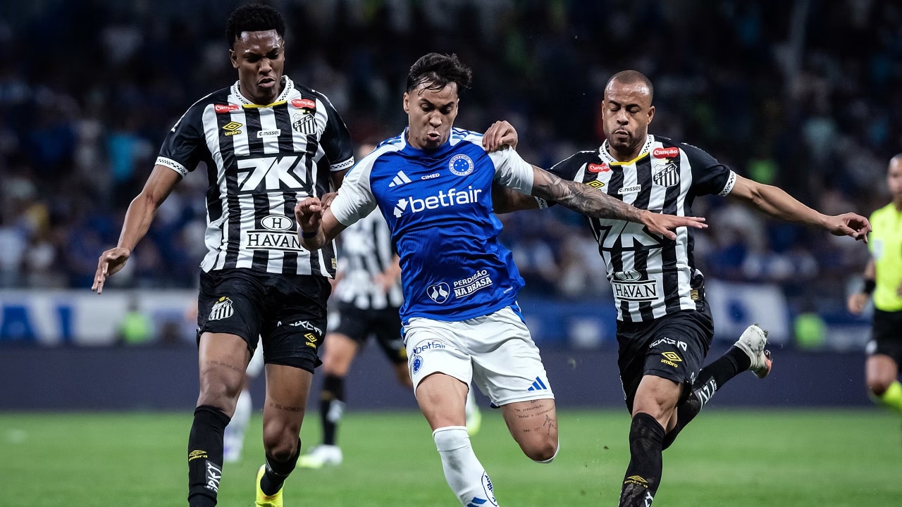 Saiba onde assistir Santos x Cruzeiro ao vivo pelo Brasileirão